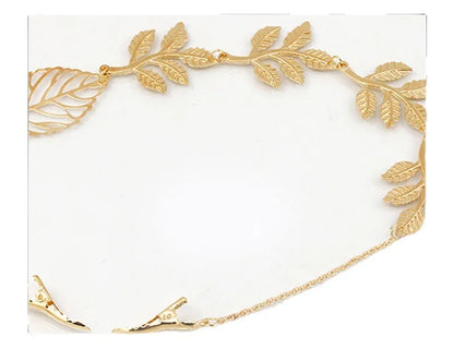 Fairy Style Leaves Butterfly Alloy Plating Hair Band