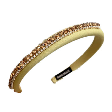 Fairy Style Modern Style Color Block Cloth Diamond Hair Band