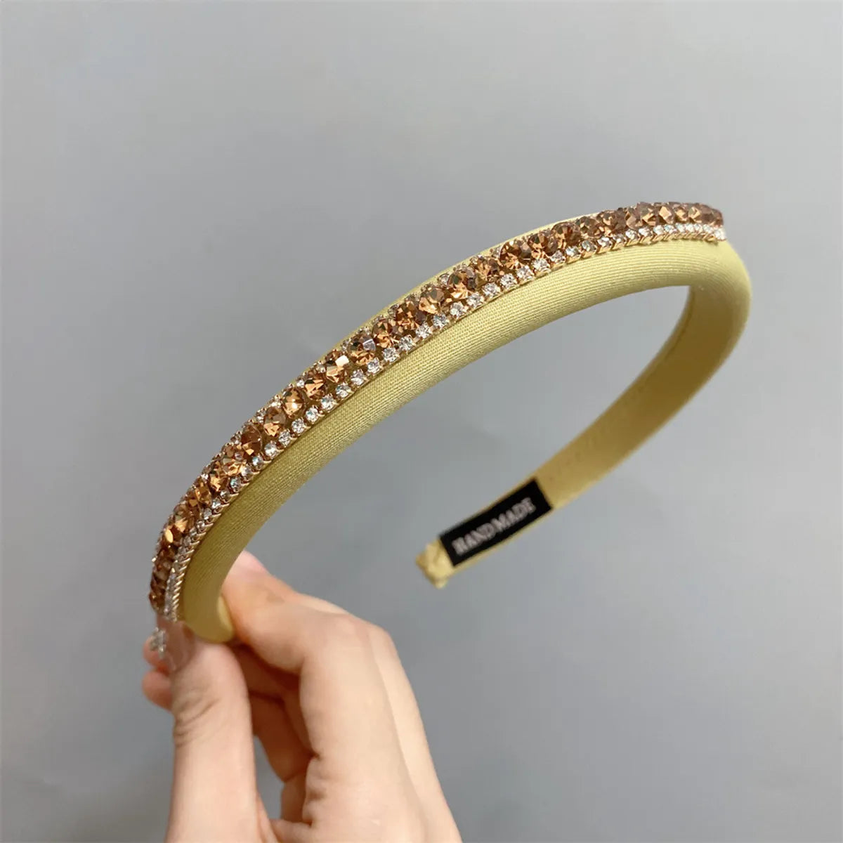 Fairy Style Modern Style Color Block Cloth Diamond Hair Band