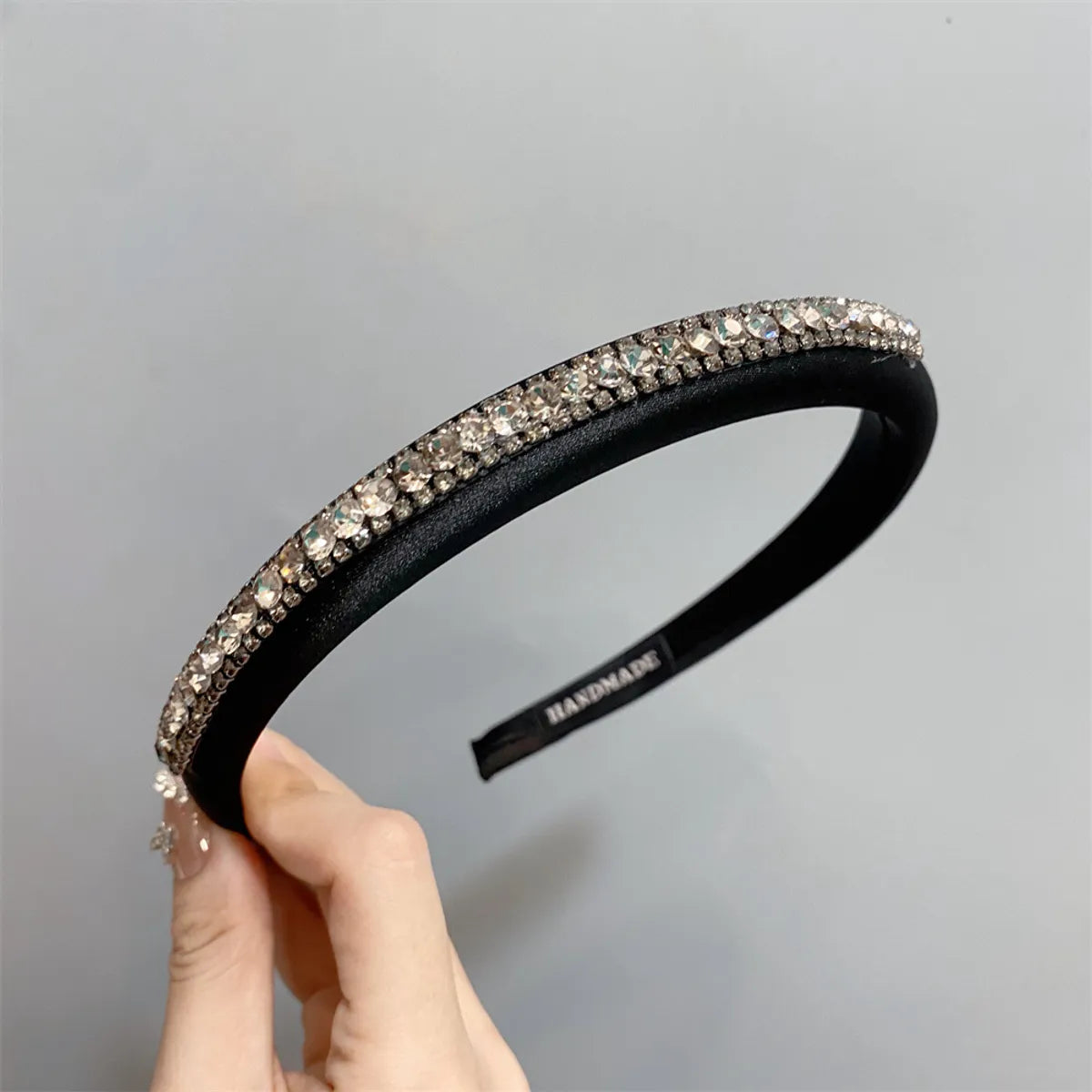 Fairy Style Modern Style Color Block Cloth Diamond Hair Band