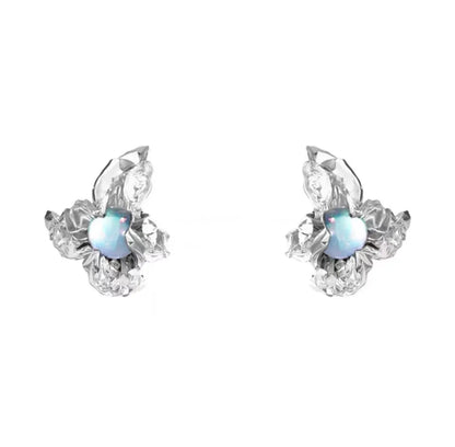 Fairy Style Simple Style Irregular Star Alloy Plating Inlay Moonstone Women'S Drop Earrings