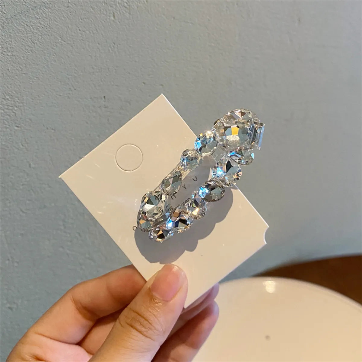 Fairy Style Sparkly Artificial Crystal Hair Clip