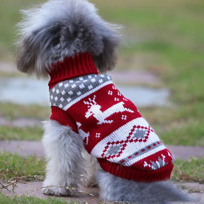 Fashion Acrylic Christmas Geometric Pet Clothing