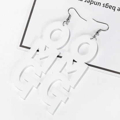 Fashion Geometric No Inlaid Earrings Ear Studs