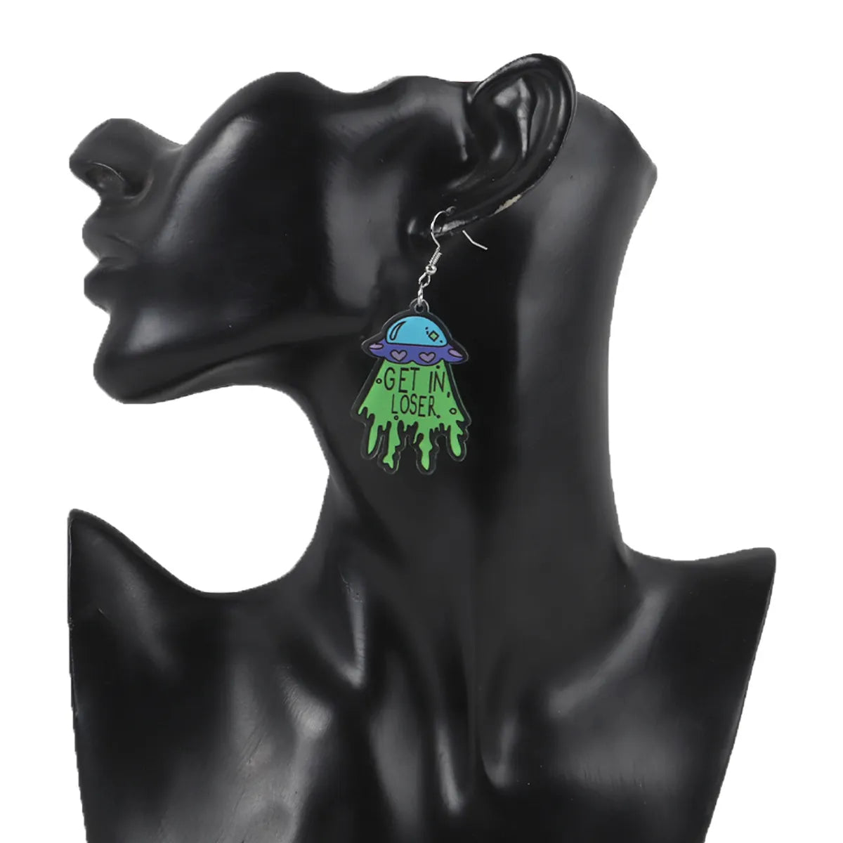 Fashion Alien Arylic Women's Drop Earrings 1 Pair