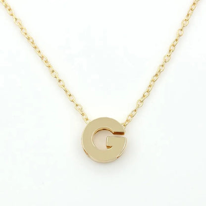 Fashion Alloy 26 Letter Necklace Nhdp154401