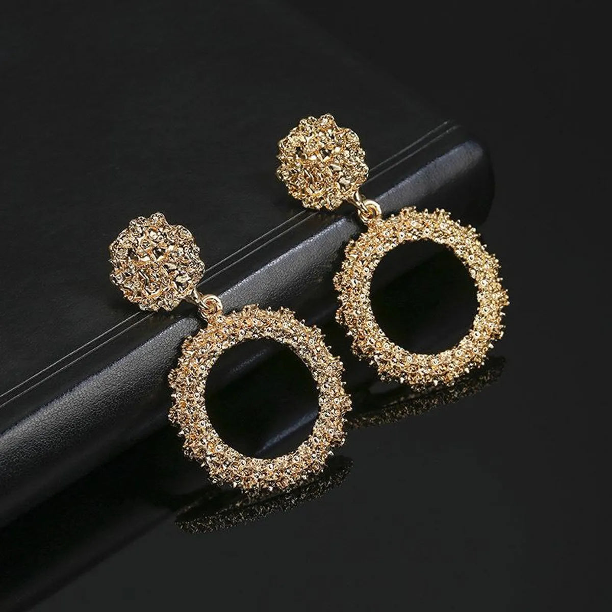 Fashion Alloy Geometric Round Heart Earrings Nhpf151942