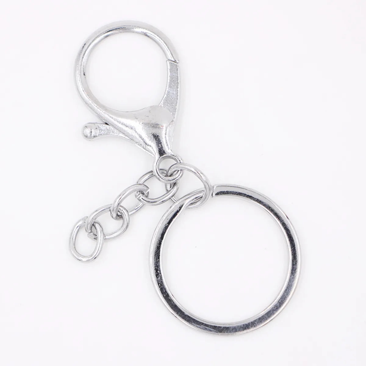 Fashion Alloy Keychain Lobster Clasp Chain Key Ring Three-Piece Jewelry Accessories