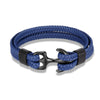 Fashion Anchor Stainless Steel Leather Braid Unisex Bracelets