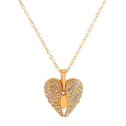 Fashion Heart Alloy Women's Pendant Necklace