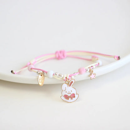 Fashion Animal Alloy Beaded Enamel Women's Bracelets 1 Piece