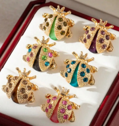 Fashion Animal Alloy Plating Diamond Women'S Brooches