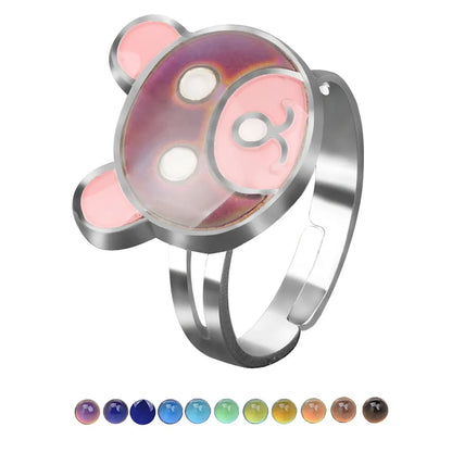 Fashion Animal Alloy Plating Rings 1 Piece