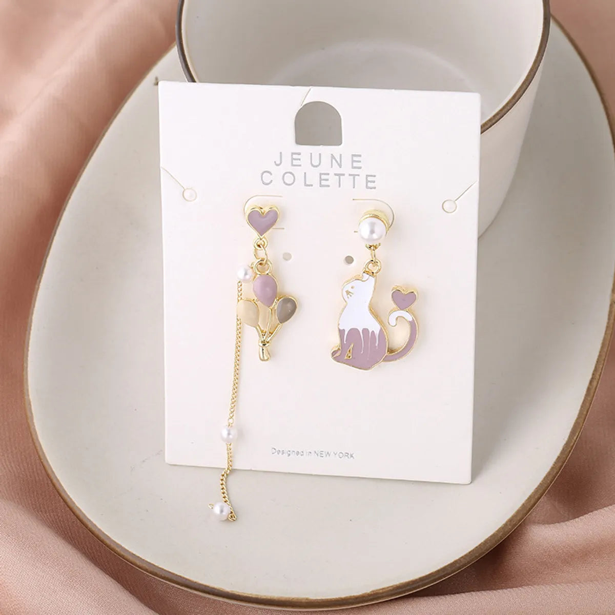 Fashion Animal Alloy Plating Women'S Earrings 1 Pair