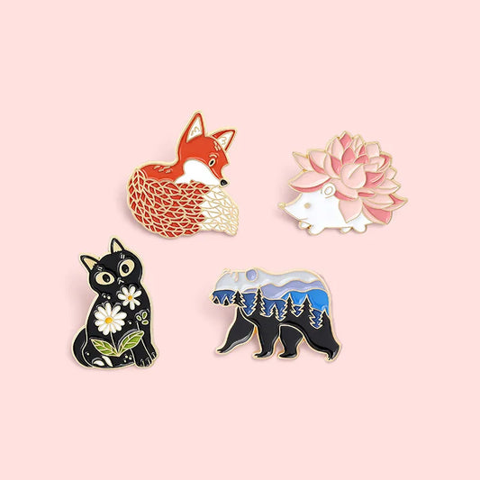 Fashion Animal Alloy Stoving Varnish Unisex Brooches