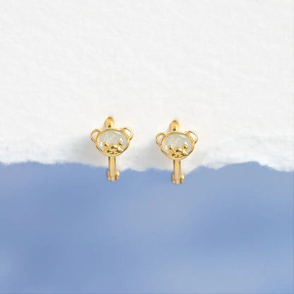 Fashion Animal Brass Zircon Earrings