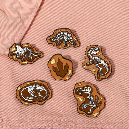 Fashion Animal Dinosaur Alloy Plating Unisex Brooches