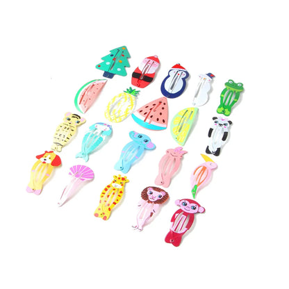 Fashion Animal Fruit Metal Stoving Varnish Hair Clip 1 Piece