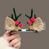 Fashion Antlers Plastic Patchwork Hair Clip 1 Pair