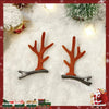 Fashion Antlers Plastic Patchwork Hair Clip 1 Pair