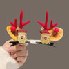 Fashion Antlers Plastic Patchwork Hair Clip 1 Pair