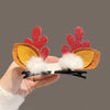 Fashion Antlers Plastic Patchwork Hair Clip 1 Pair