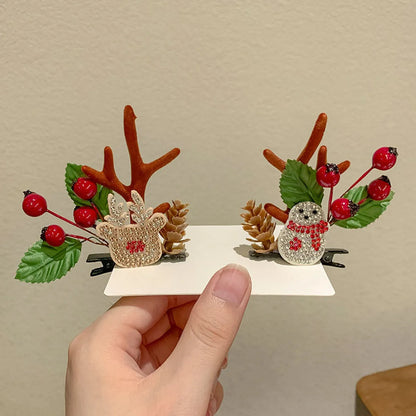 Fashion Antlers Resin Hair Clip 1 Pair