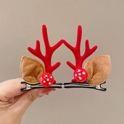 Fashion Antlers Resin Hair Clip 1 Pair