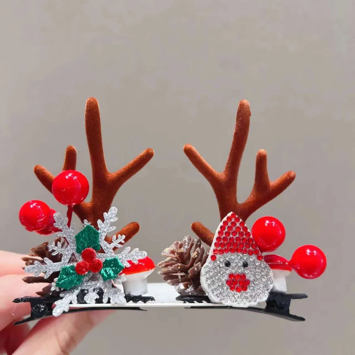 Fashion Antlers Resin Hair Clip 1 Pair