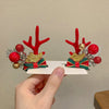 Fashion Antlers Resin Hair Clip 1 Pair