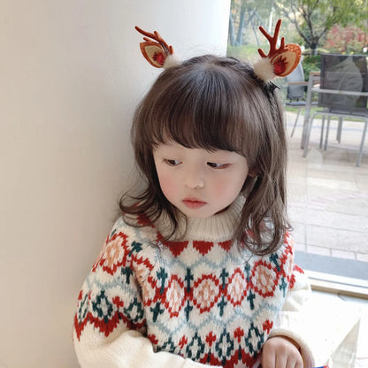 Fashion Antlers Resin Hair Clip 1 Pair