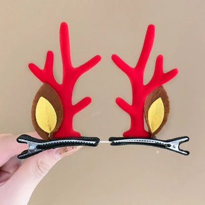 Fashion Antlers Resin Hair Clip 1 Pair