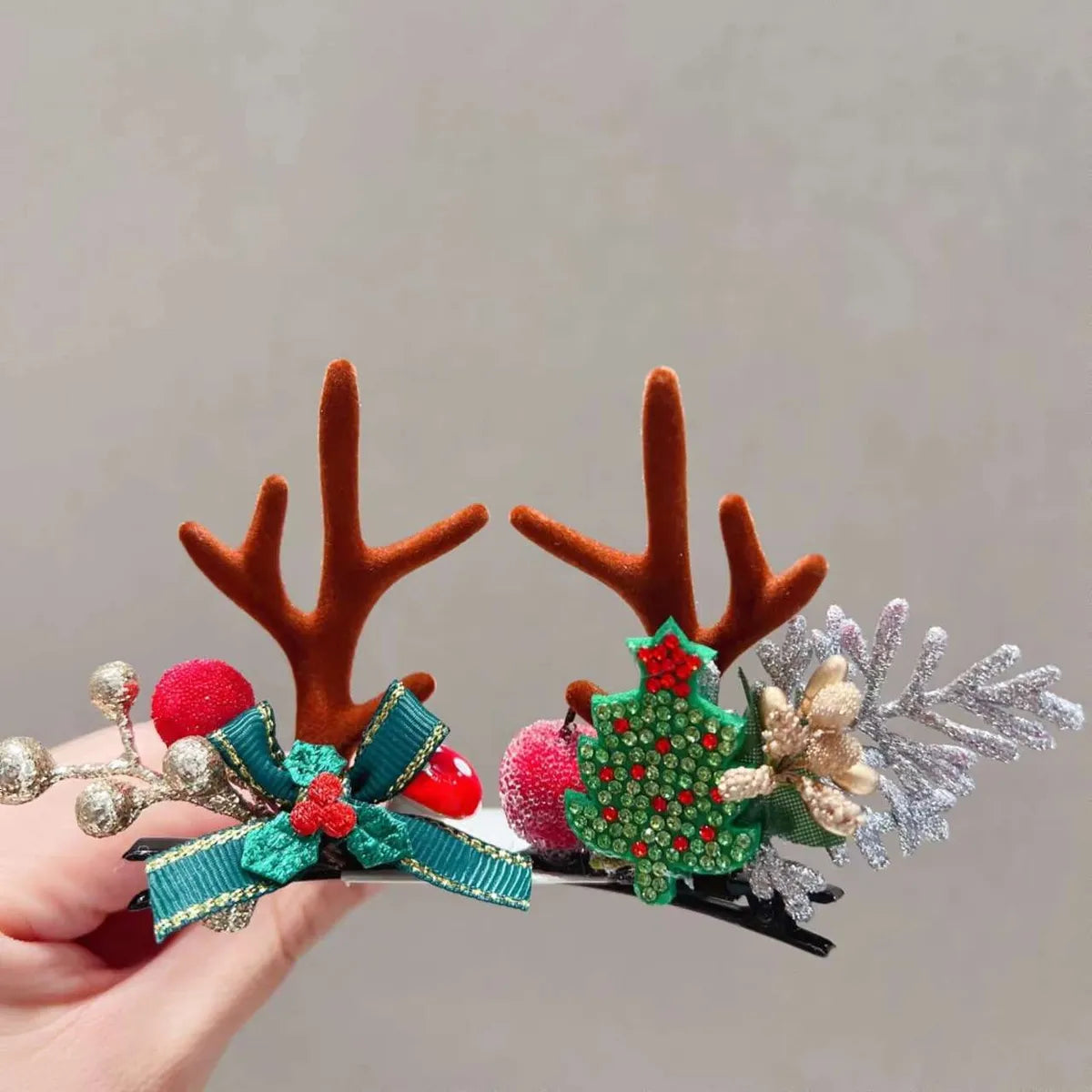 Fashion Antlers Resin Hair Clip 1 Pair