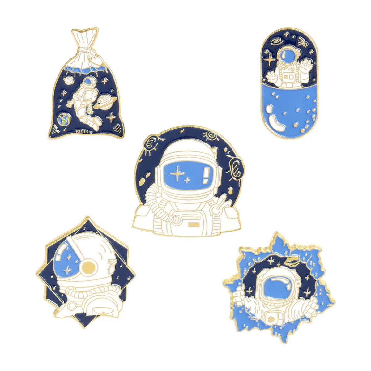 Fashion Astronaut Alloy Unisex Brooches