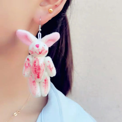 Fashion Bear Resin Handmade Women's Drop Earrings