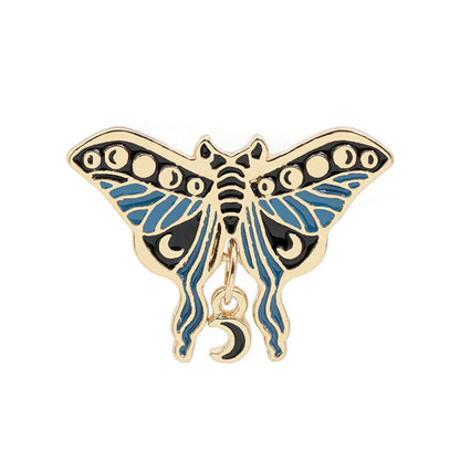 Fashion Bee Butterfly Alloy Metal Spray Paint Enamel Plating Unisex Brooches