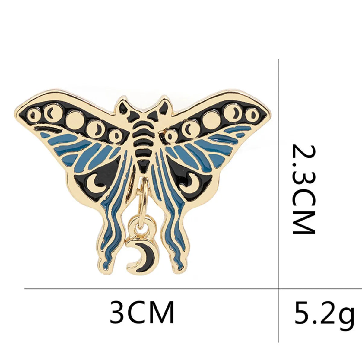 Fashion Bee Butterfly Alloy Metal Spray Paint Enamel Plating Unisex Brooches