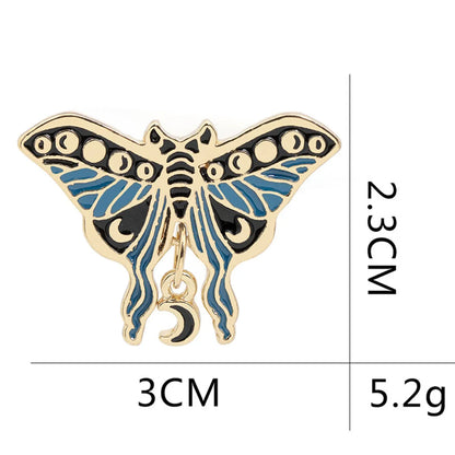 Fashion Bee Butterfly Alloy Metal Spray Paint Enamel Plating Unisex Brooches