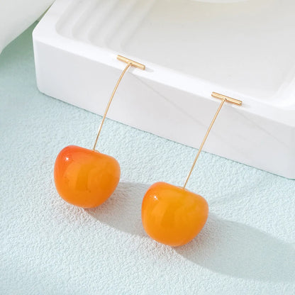 Fashion Berry Cherry Korean Simple Hot-Saling Earrings Wholesale