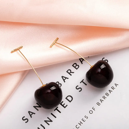 Fashion Berry Cherry Korean Simple Hot-Saling Earrings Wholesale