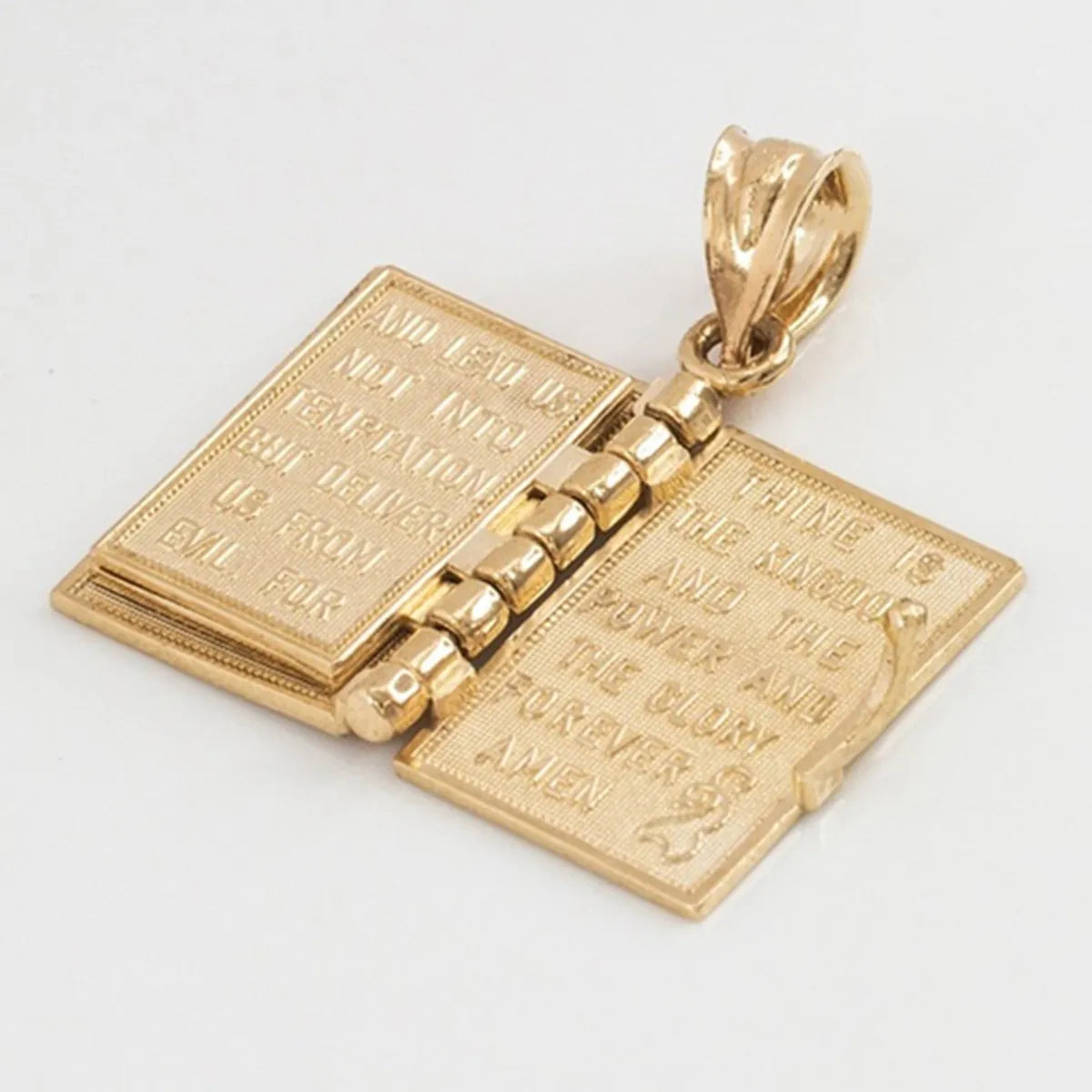 Fashion Bible Pendant Cross Necklace Alloy Pendant Chain Women