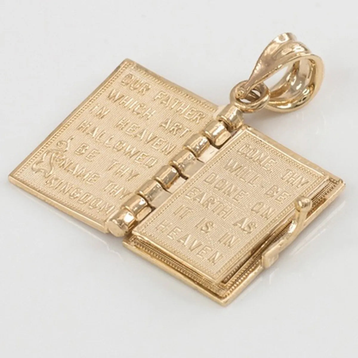 Fashion Bible Pendant Cross Necklace Alloy Pendant Chain Women