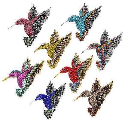 Fashion Bird Alloy Plating Rhinestones Unisex Brooches