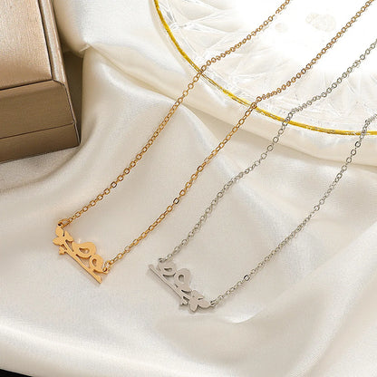 Wholesale Jewelry Fashion Bird Stainless Steel None Gold Plated Necklace