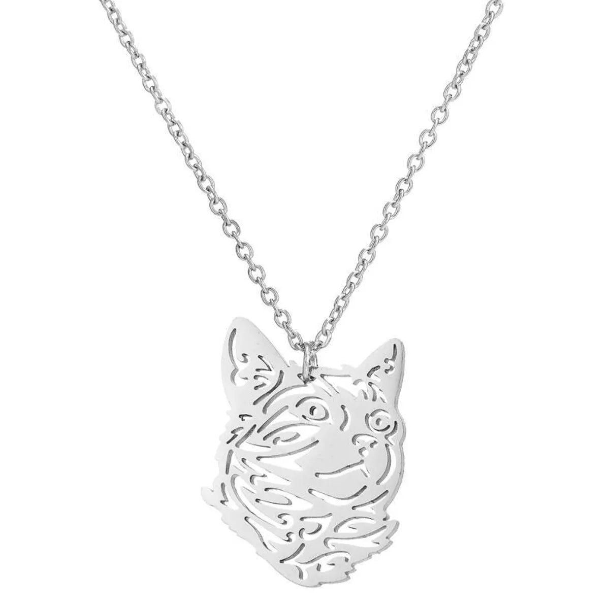 Fashion Bird Stainless Steel Plating Pendant Necklace