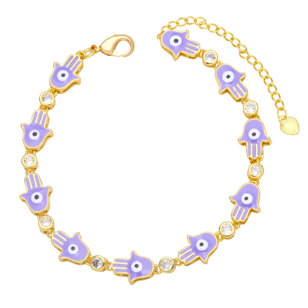 Fashion Bohemian Color Bracelet Creative Palm Demon Eye Bracelet