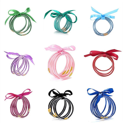 Fashion Bow Knot Alloy Plastic Unisex Bracelets