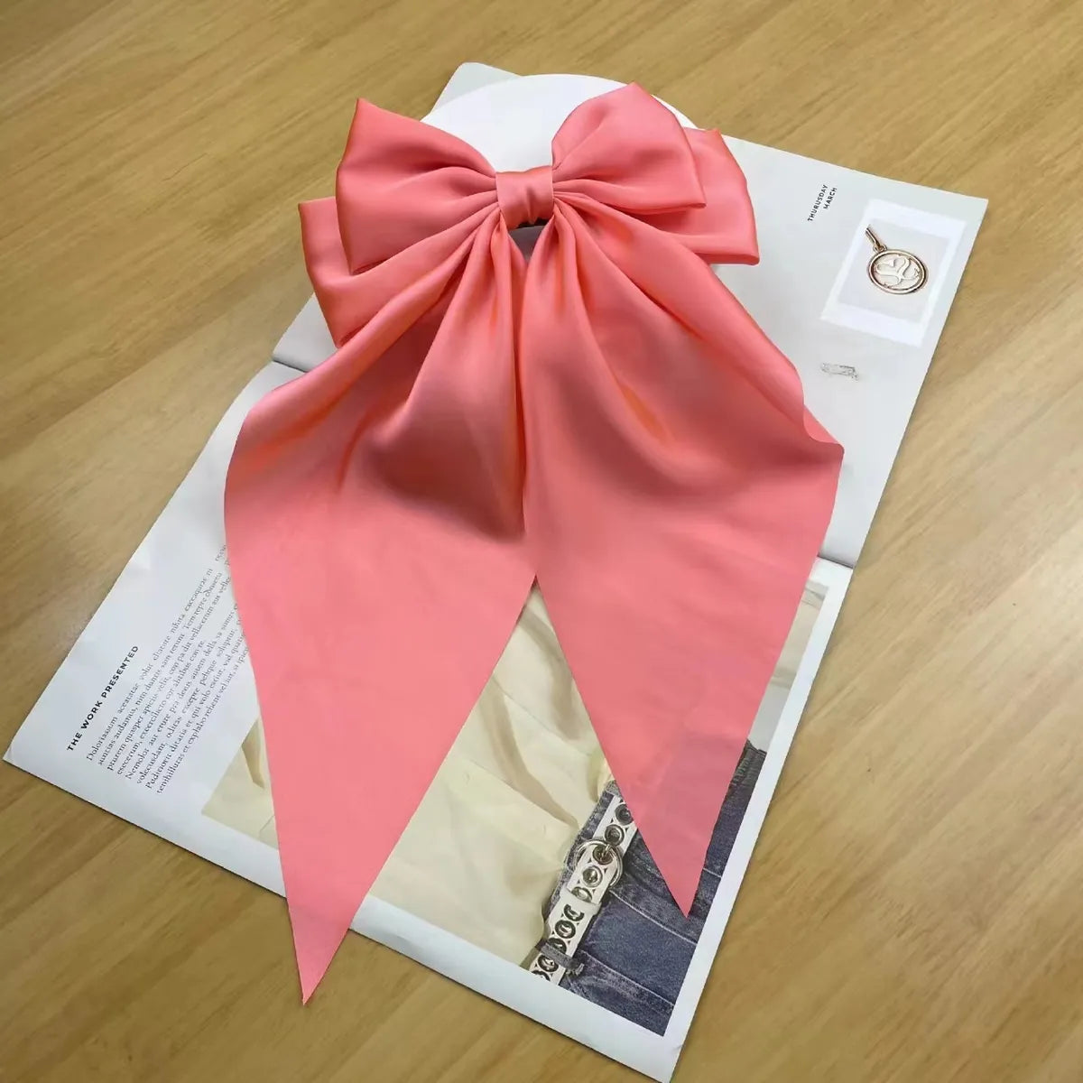 Fashion Bow Knot Cloth Hair Clip 1 Piece