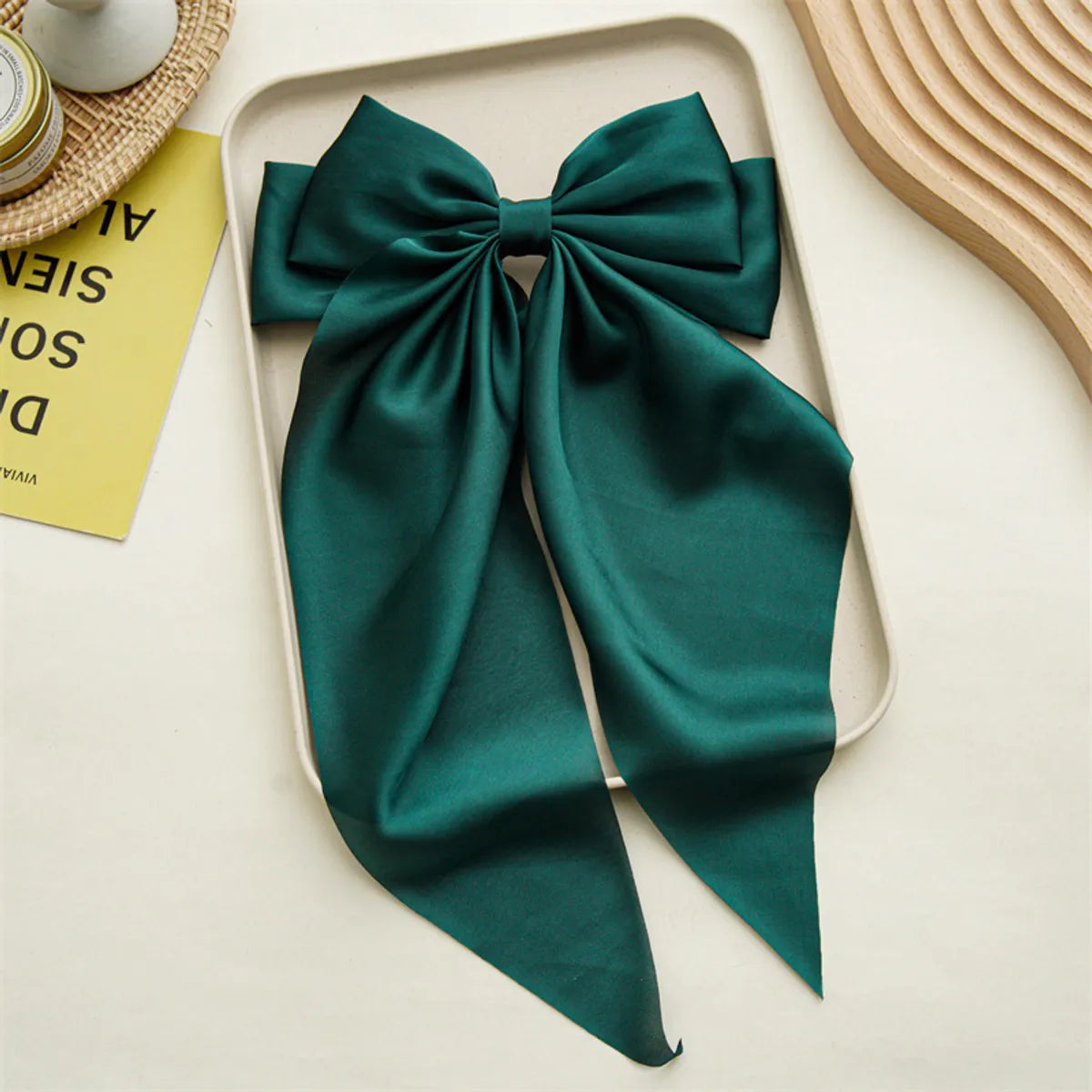 Women'S Fashion Bow Knot Cloth Hair Clip