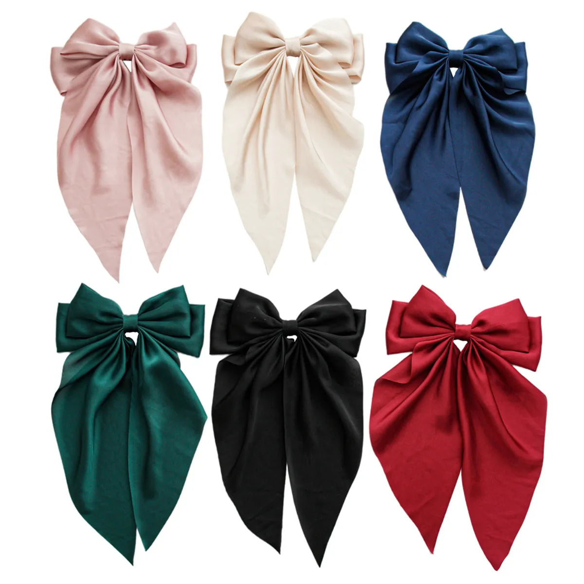 Women'S Fashion Bow Knot Cloth Hair Clip